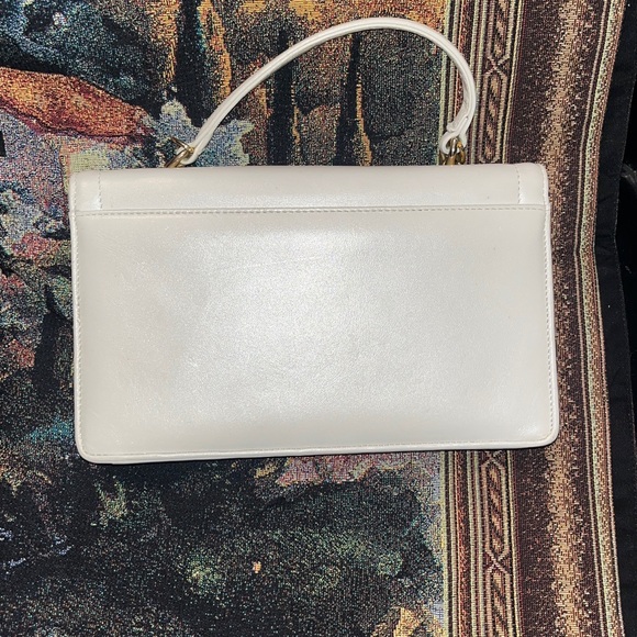 Vintage Christian Dior White Shoulder Bag - Picture 4 of 12